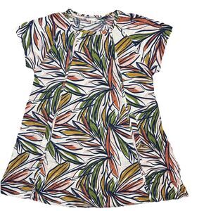 Nanette Lepore Play Tropical Floral Print Dress Pockets Resort Vacation Size L